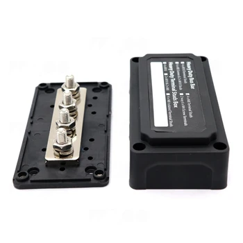 4-Post 300A 48Vdc Heavy-Duty Module Design Power Distribution Block Busbar Box with 4xM8(5/16 inch) Terminal Studs Marine Boat
4-Post 300A 48Vdc Heavy-Duty Module Design Power Distribution Block Busbar Box with 4xM8(5/16 inch) Terminal Studs Marine Boat