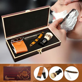 Manual Razors Set Men's Shaving Razor Professional Barber Hair Cut Razor Change Blade Type Shaving Knife With Brush Strop Box
Manual Razors Set Men's Shaving Razor Professional Barber Hair Cut Razor Change Blade Type Shaving Knife With Brush Strop Box