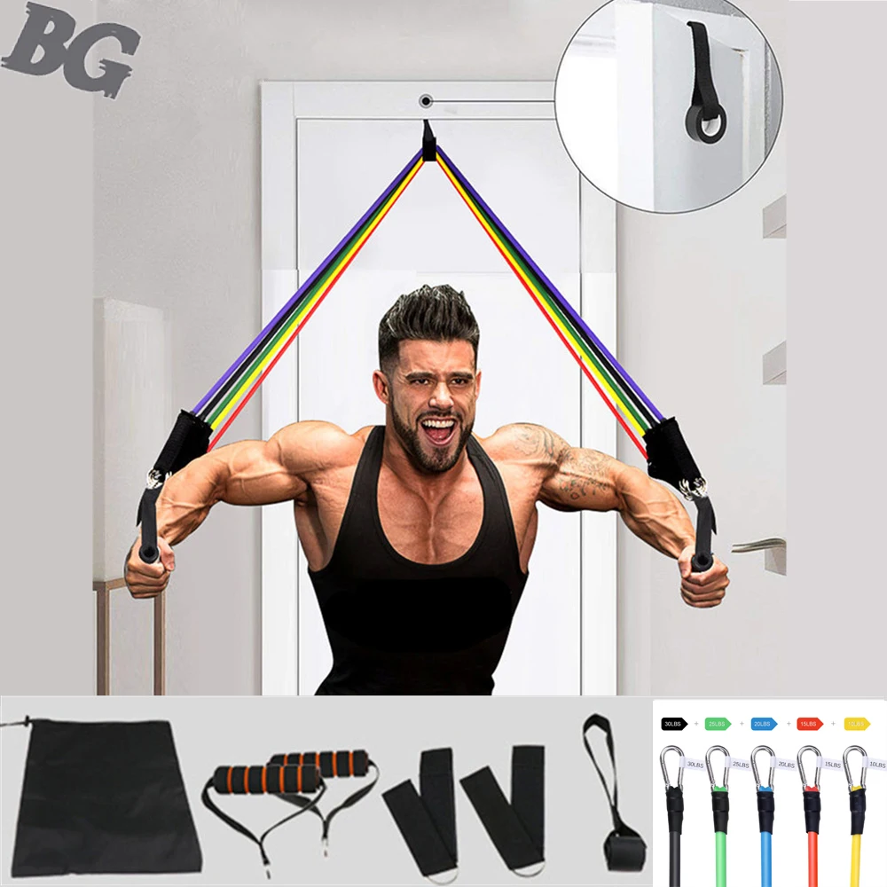 Resistance Bands Set Exercise Bands with Door Anchor Legs Ankle Straps for Resistance Training Physical Therapy Home Workouts
Resistance Bands Set Exercise Bands with Door Anchor Legs Ankle Straps for Resistance Training Physical Therapy Home Workouts