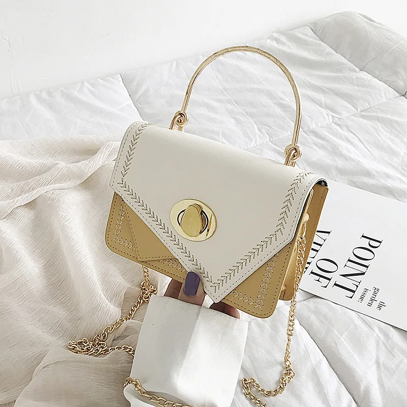 2020 new small bag female Korean version small fresh contrast color shoulder bag fashion chain messenger small square bag
2020 new small bag female Korean version small fresh contrast color shoulder bag fashion chain messenger small square bag