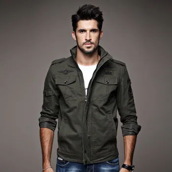 Cotton Military Jacket Men 2019 Style Army Jackets Male Brand Multi Pocket Men's Bomber Jackets Plus Size M-6XL Thick Warm
Cotton Military Jacket Men 2019 Style Army Jackets Male Brand Multi Pocket Men's Bomber Jackets Plus Size M-6XL Thick Warm