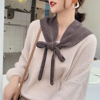 Helisopus New Striped Scarves for Women Fashion Autumn Winter Korean Double Knit Scarf Neck Warmer Shawls
Helisopus New Striped Scarves for Women Fashion Autumn Winter Korean Double Knit Scarf Neck Warmer Shawls