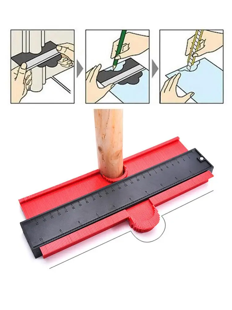 5/6/20" Plastic Contour Gauge Locking Profile Gauge Ruler Contour Duplicator Precise Measure Tiling Laminate Wood Marking Tool
5/6/20" Plastic Contour Gauge Locking Profile Gauge Ruler Contour Duplicator Precise Measure Tiling Laminate Wood Marking Tool