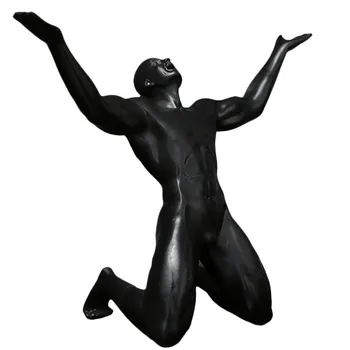 Resin Black Character Shaped Desktop Decoration Figure Crafts Table Ornament Sculpture Ornament Creative Wine Cabinet Decor
Resin Black Character Shaped Desktop Decoration Figure Crafts Table Ornament Sculpture Ornament Creative Wine Cabinet Decor