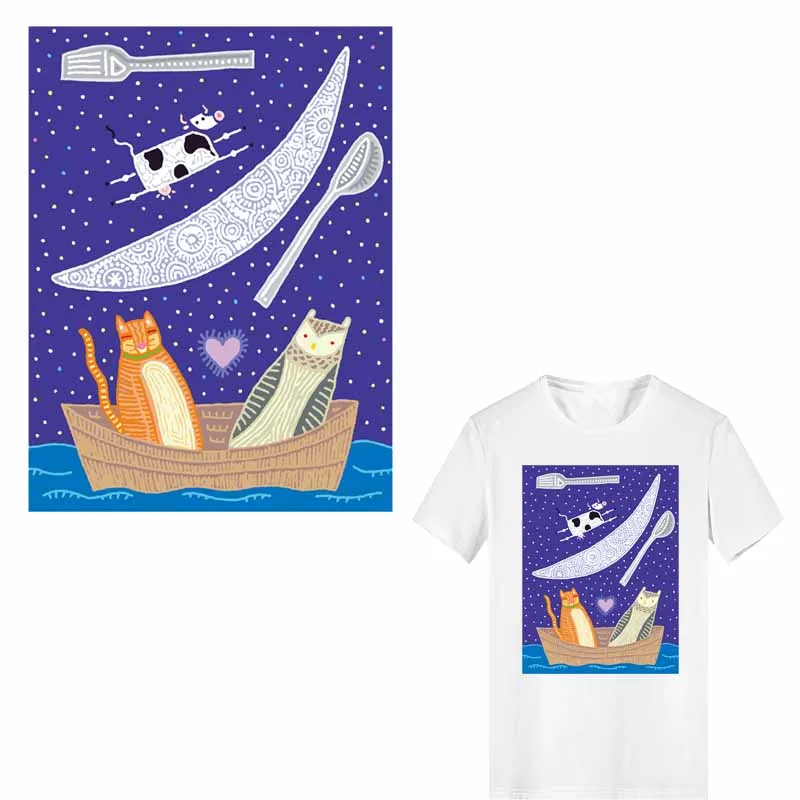 Abstract Animal Patch Heat Transfer Vinyl Thermo Stickers for Clothing Applique Iron on Cat Space Stripes for Clothes Applique
Abstract Animal Patch Heat Transfer Vinyl Thermo Stickers for Clothing Applique Iron on Cat Space Stripes for Clothes Applique