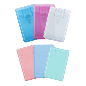6pcs 20ml Plastic Spray Bottle Creative Card Type Fine Mist Bottles Refillable Moisturizing Sprayer Botlle Random Color
6pcs 20ml Plastic Spray Bottle Creative Card Type Fine Mist Bottles Refillable Moisturizing Sprayer Botlle Random Color