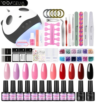 COSCELIA 7ML Manicure Semi Permanent Base top Need UV LED lamp Manicure Hybrid Nails Gel Polish Gel Polish Set Nail Art Set
COSCELIA 7ML Manicure Semi Permanent Base top Need UV LED lamp Manicure Hybrid Nails Gel Polish Gel Polish Set Nail Art Set