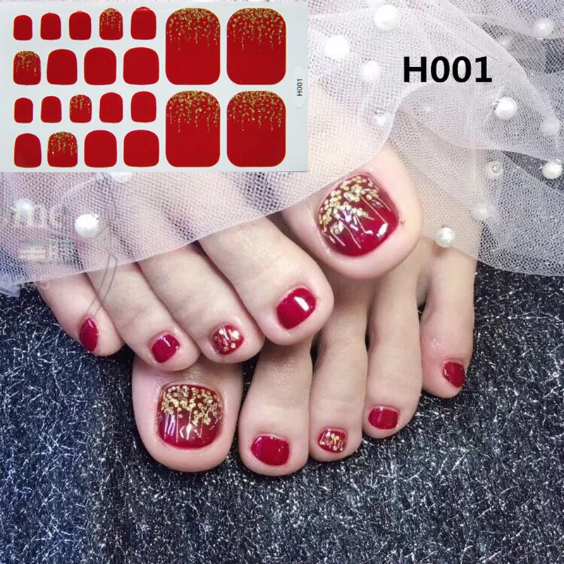 22Tips/Lot Toenail Sticker Full Cover Waterproof Non-toxic Sticker Foot Toenail Tablets DIY Nail Art Tool Accessories Manicure
22Tips/Lot Toenail Sticker Full Cover Waterproof Non-toxic Sticker Foot Toenail Tablets DIY Nail Art Tool Accessories Manicure