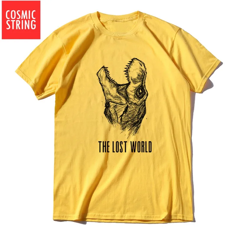 COSMIC STRING pure cotton cool the lost world print men T shirt casual loose o-neck men tshirt oversized o-neck t-shirt men tees
COSMIC STRING pure cotton cool the lost world print men T shirt casual loose o-neck men tshirt oversized o-neck t-shirt men tees