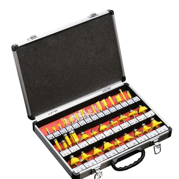 35 Pcs 1/4 Inch Router Bits With Carry Case Alloy Shank Router Bit Set Woodworking Milling Cutter Tools
35 Pcs 1/4 Inch Router Bits With Carry Case Alloy Shank Router Bit Set Woodworking Milling Cutter Tools