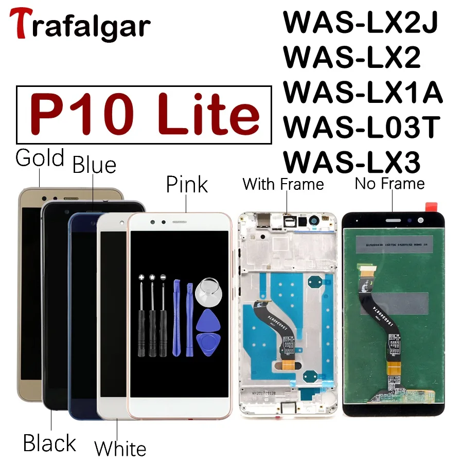 FOR Huawei P10 Lite LCD Display Touch Screen Digitizer For Huawei P10 Lite LCD With Frame P10Lite Screen WAS LX2J LX2 LX1A LX3
FOR Huawei P10 Lite LCD Display Touch Screen Digitizer For Huawei P10 Lite LCD With Frame P10Lite Screen WAS LX2J LX2 LX1A LX3