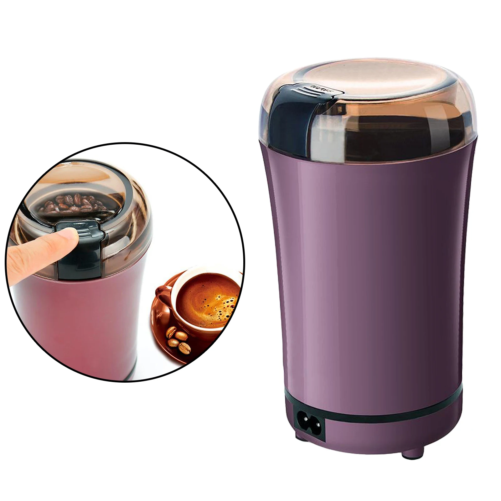 Electric Coffee Grinder Coffee Bean Grinder Safe Blades for Coffee Beans Spices,Herbs,Nuts,Grains Electric Coffee Grinder Coffee Bean Grinder Safe Blades for Coffee Beans Spices,Herbs,Nuts,Grains