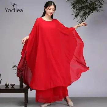 2020 Spring and summer Chiffon dresses Retro Tea dress Zen Dance Dress loose dress female Buddha Red long dresses
2020 Spring and summer Chiffon dresses Retro Tea dress Zen Dance Dress loose dress female Buddha Red long dresses