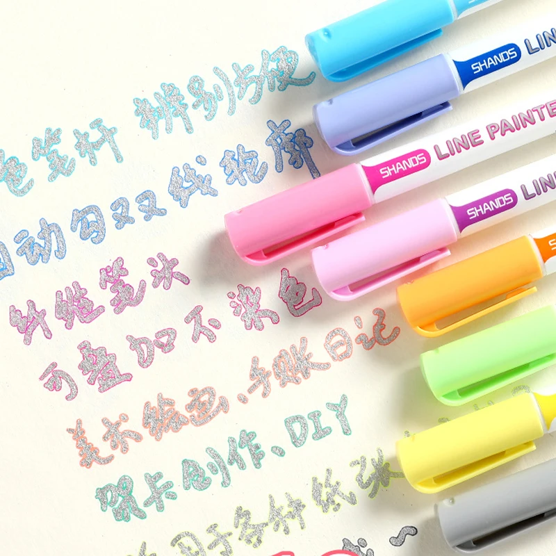 3 Pcs/lot Glitter Contour Art Markers Pens Creative Stationery Poster Graffiti DIY Journal Painting Fluorescent Pens Supplies
3 Pcs/lot Glitter Contour Art Markers Pens Creative Stationery Poster Graffiti DIY Journal Painting Fluorescent Pens Supplies