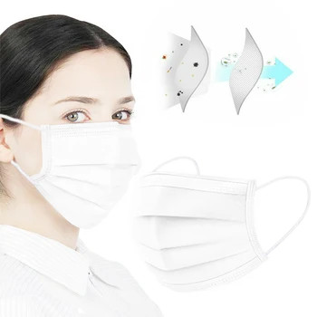 10-100PCS Disposable Face Mouth Mask Anti-Dust Pollution Mask 3 Layer Meltblown Filter PM 2.5 Respirator face protection masks
10-100PCS Disposable Face Mouth Mask Anti-Dust Pollution Mask 3 Layer Meltblown Filter PM 2.5 Respirator face protection masks
