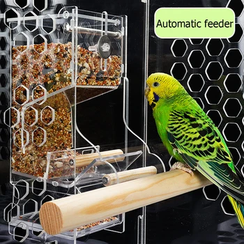 Eco-Friendly House Type Bird Feeder Pet Parrot Auto Transparent Feeder Birds Splash-proof Food Container Dispenser
Eco-Friendly House Type Bird Feeder Pet Parrot Auto Transparent Feeder Birds Splash-proof Food Container Dispenser