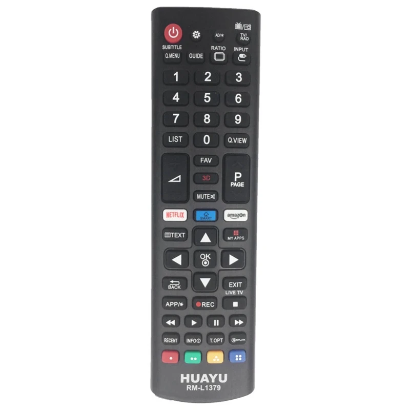 RM-L1379 TV Remote Control for LG Smart Led TV 3D/Amazon/Netflix Buttons Full Function Standard
RM-L1379 TV Remote Control for LG Smart Led TV 3D/Amazon/Netflix Buttons Full Function Standard