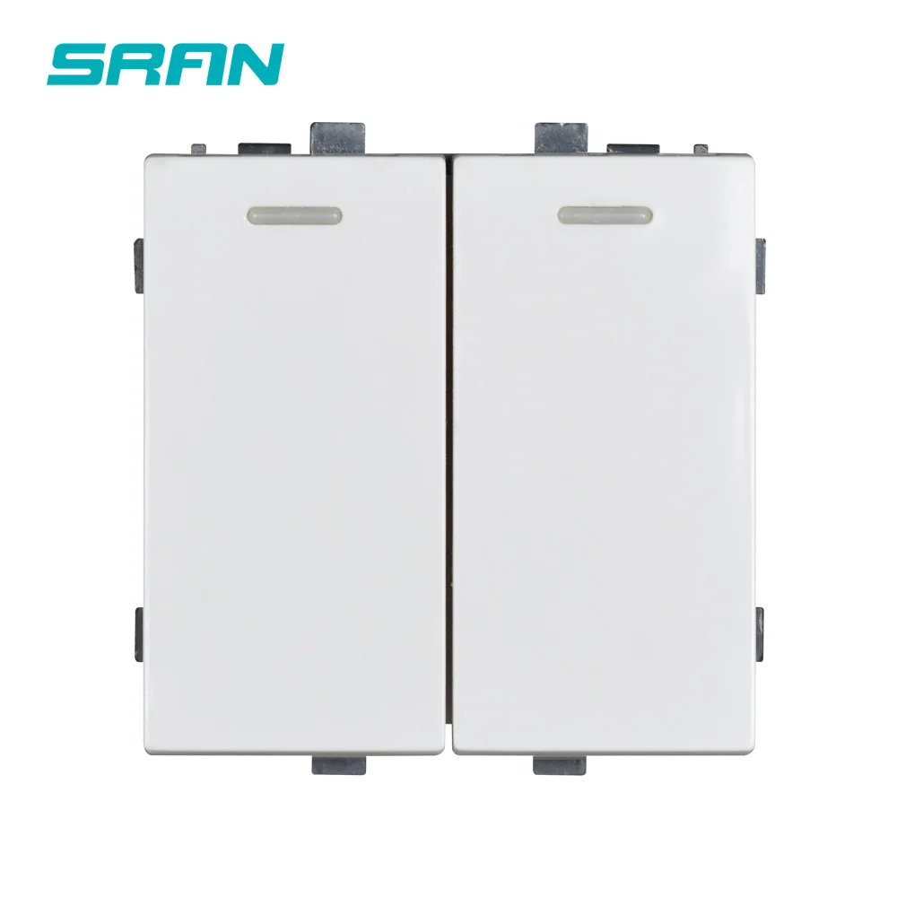 SRAN 52*52 2 gang Switch socket function module accessories suitable for 86*86 panels
SRAN 52*52 2 gang Switch socket function module accessories suitable for 86*86 panels