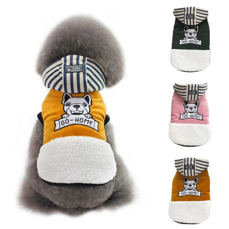 Warm Dog Clothes with String Caps Cute Dogs Pattern Coats for Puppy Autumn Winter Coats Pet Dog Winter Supplies CM
Warm Dog Clothes with String Caps Cute Dogs Pattern Coats for Puppy Autumn Winter Coats Pet Dog Winter Supplies CM