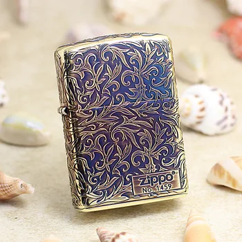 Genuine Zippo oil lighter copper windproof Burn gold Rattan cigarette Kerosene lighters Gift With anti-counterfeiting code
Genuine Zippo oil lighter copper windproof Burn gold Rattan cigarette Kerosene lighters Gift With anti-counterfeiting code
