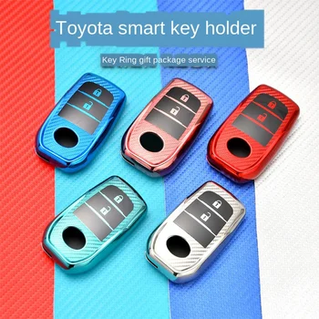 For Toyota Key Case Keychain for Chr C-hr Land Cruiser 200 Avensis Auris Corolla Auo Car Styling Smart Key Cover Fob Protection
For Toyota Key Case Keychain for Chr C-hr Land Cruiser 200 Avensis Auris Corolla Auo Car Styling Smart Key Cover Fob Protection