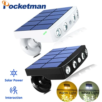 LED Solar Light Induction Warm White Lights Waterproof PIR Motion Light Sensor Lamp Built-in Battery for Garden Courtyard
LED Solar Light Induction Warm White Lights Waterproof PIR Motion Light Sensor Lamp Built-in Battery for Garden Courtyard