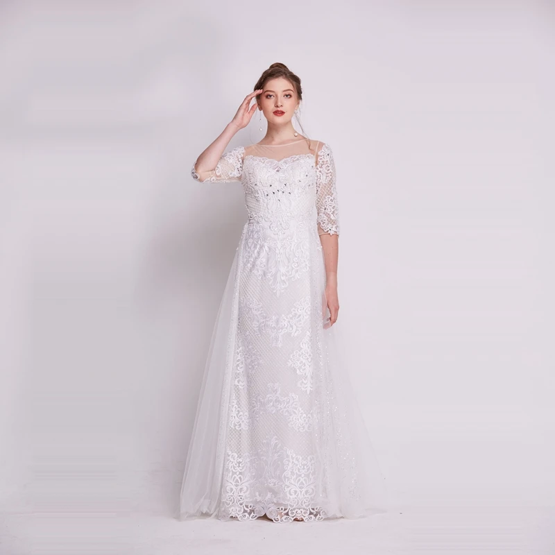 White Luxury Mermaid Evening Dresses 2019 Appliqus Three Quarter Sleeves Long Robe De Femme Sequins Train Crystal Evening Gowns
White Luxury Mermaid Evening Dresses 2019 Appliqus Three Quarter Sleeves Long Robe De Femme Sequins Train Crystal Evening Gowns