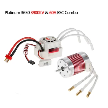 SURPASSHOBBY Platinum Waterproof Series 3650 3900KV 4 Poles Senseless Brushless Motor with 60A ESC for 1/10 RC Car Boat
SURPASSHOBBY Platinum Waterproof Series 3650 3900KV 4 Poles Senseless Brushless Motor with 60A ESC for 1/10 RC Car Boat