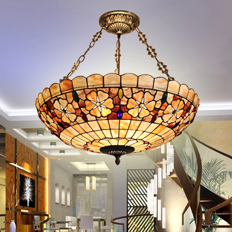 European Lighting Retro Atmosphere Lamp Shell Bedroom Study Room Coffee Hall Bar Home Anti Chandelier hanging lamp
European Lighting Retro Atmosphere Lamp Shell Bedroom Study Room Coffee Hall Bar Home Anti Chandelier hanging lamp