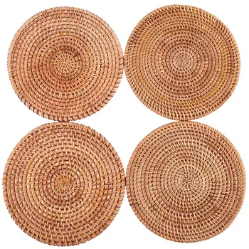 for Hot Dishes-Woven Rattan Hot Pads for Dining Table,Kitchen Heat Resistant Straw Dish Coasters Placemats Pot Holder
for Hot Dishes-Woven Rattan Hot Pads for Dining Table,Kitchen Heat Resistant Straw Dish Coasters Placemats Pot Holder