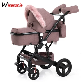 Wisesonle baby stroller 2in1 bluetooth stroller bidirectional high-quality shock absorber can sit quality free in RU
Wisesonle baby stroller 2in1 bluetooth stroller bidirectional high-quality shock absorber can sit quality free in RU
