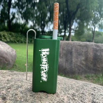 HONEYPUFF Aluminum Smoking Dugout with Ceramic Bat One Ceramic Hitter Pipe Cleaning Tool Handmade Cigarette Tobacco Storage
HONEYPUFF Aluminum Smoking Dugout with Ceramic Bat One Ceramic Hitter Pipe Cleaning Tool Handmade Cigarette Tobacco Storage