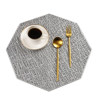 6Pcs PVC Placemats Octagonal Hollow Waterproof Non Slip Table Mats Heat-Insulated Pad Coaster Home Decoration Dinner Placemat Si
6Pcs PVC Placemats Octagonal Hollow Waterproof Non Slip Table Mats Heat-Insulated Pad Coaster Home Decoration Dinner Placemat Si