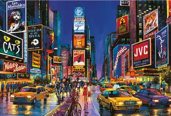 New York Times Square 1000 Pieces Luminous Imported Puzzle
New York Times Square 1000 Pieces Luminous Imported Puzzle