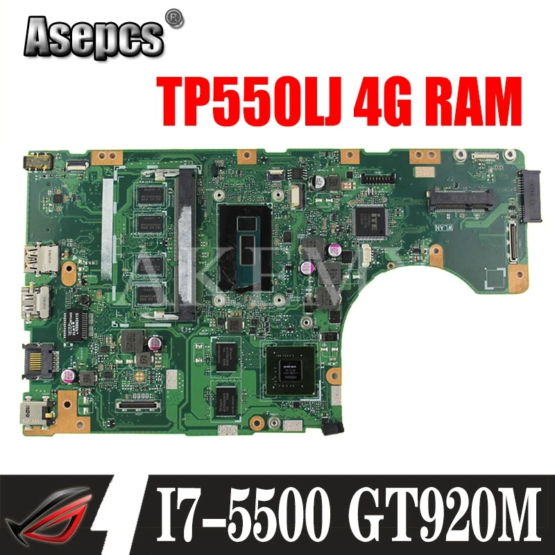 New!Akemy For Asus TP550LA TP550LJ TP550LD TP550LN motherboard mainboard100% Tested OK I7-5500 4G RAM GT920M | Компьютеры и офис
