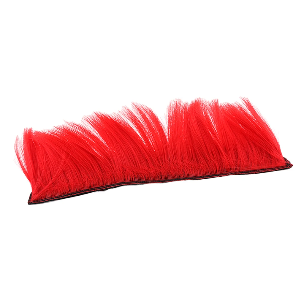 2pcs DIY Helmet Mohawk Hair Punk Hair for Motorcycle Ski Snowboard Helmets - Red and Blue, 30cm 2pcs DIY Helmet Mohawk Hair Punk Hair for Motorcycle Ski Snowboard Helmets - Red and Blue, 30cm