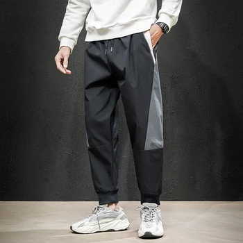 Spring and summer new men's casual pants youth trend Japanese large size hit color nine points pants handsome beam pants
Spring and summer new men's casual pants youth trend Japanese large size hit color nine points pants handsome beam pants