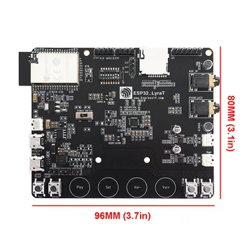 ESP32-LyraT for Audio Development Board Wi-Fi Bluetooth Voice Interaction Intelligent Audio Home Development Board
ESP32-LyraT for Audio Development Board Wi-Fi Bluetooth Voice Interaction Intelligent Audio Home Development Board