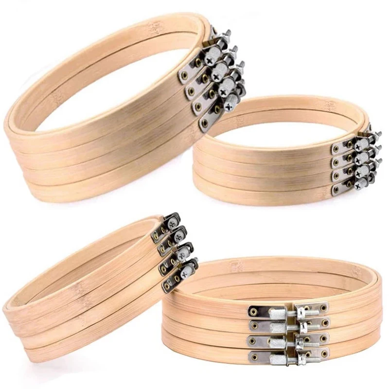 LMDZ 16pcs 4 Sizes Embroidery Hoop Frame Set Bamboo Circle DIY Needlecraft Cross Stitch Hoop Ring Household Sewing Tools
LMDZ 16pcs 4 Sizes Embroidery Hoop Frame Set Bamboo Circle DIY Needlecraft Cross Stitch Hoop Ring Household Sewing Tools