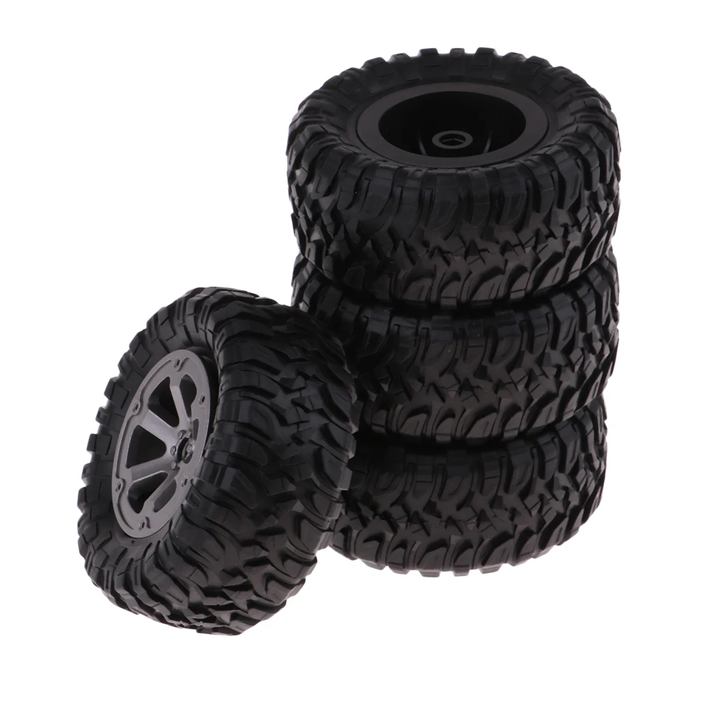 4Pcs/Set 73mm Rubber Wheel Tire Tyres for WPL Military Truck RC Car Upgrade Part DIY Accessories 4Pcs/Set 73mm Rubber Wheel Tire Tyres for WPL Military Truck RC Car Upgrade Part DIY Accessories