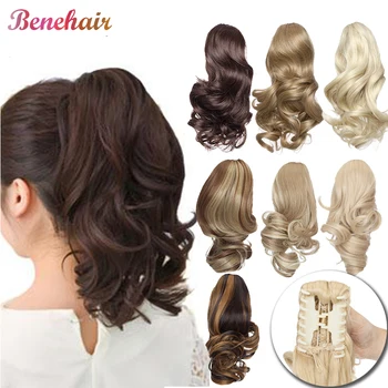 BENEHAIR Fake Ponytail Clip in Hair Extensions Claw on Ponytail Synthetic HairPiece Fake Hair Black Brown For Women Hair
BENEHAIR Fake Ponytail Clip in Hair Extensions Claw on Ponytail Synthetic HairPiece Fake Hair Black Brown For Women Hair