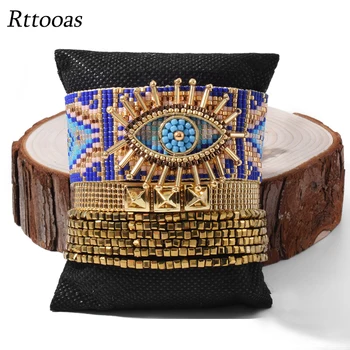 Rttooas Blue Evil Eye Bracelets For Women Gold Beaded Tassel Bracelet Pulseras Mujer Mode 2020 Fashion Jewelry Handmade Armband
Rttooas Blue Evil Eye Bracelets For Women Gold Beaded Tassel Bracelet Pulseras Mujer Mode 2020 Fashion Jewelry Handmade Armband