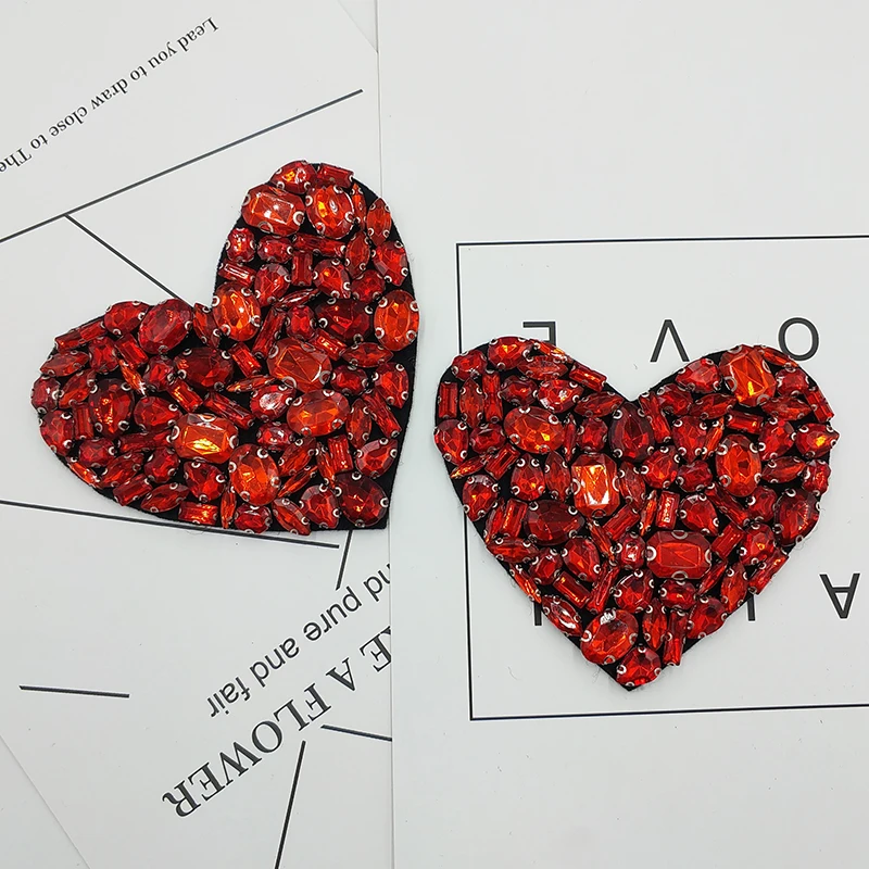 1 Piece DIY Beaded Heart Patches Crystal Appliqued Bags Garment Accessories Motif Badge Craft Sew On Jacket Clothing Supplies 
1 Piece DIY Beaded Heart Patches Crystal Appliqued Bags Garment Accessories Motif Badge Craft Sew On Jacket Clothing Supplies