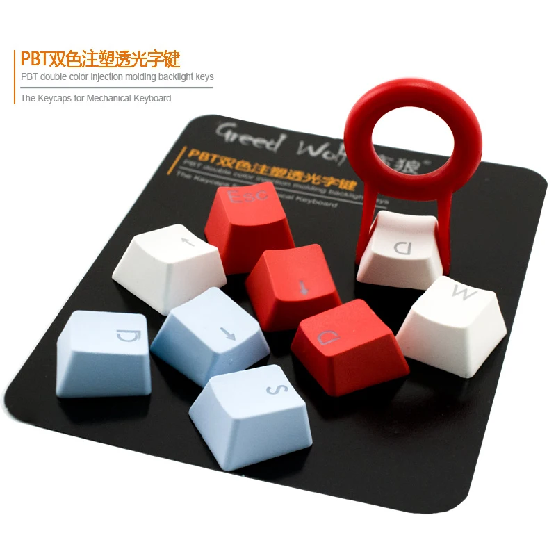 Keyboard accessories PBT Backlit Keycaps WASD/ESC/Direction Cherry MX Keycaps Key Cap Puller For MX Switches Backlit Mechanical
Keyboard accessories PBT Backlit Keycaps WASD/ESC/Direction Cherry MX Keycaps Key Cap Puller For MX Switches Backlit Mechanical