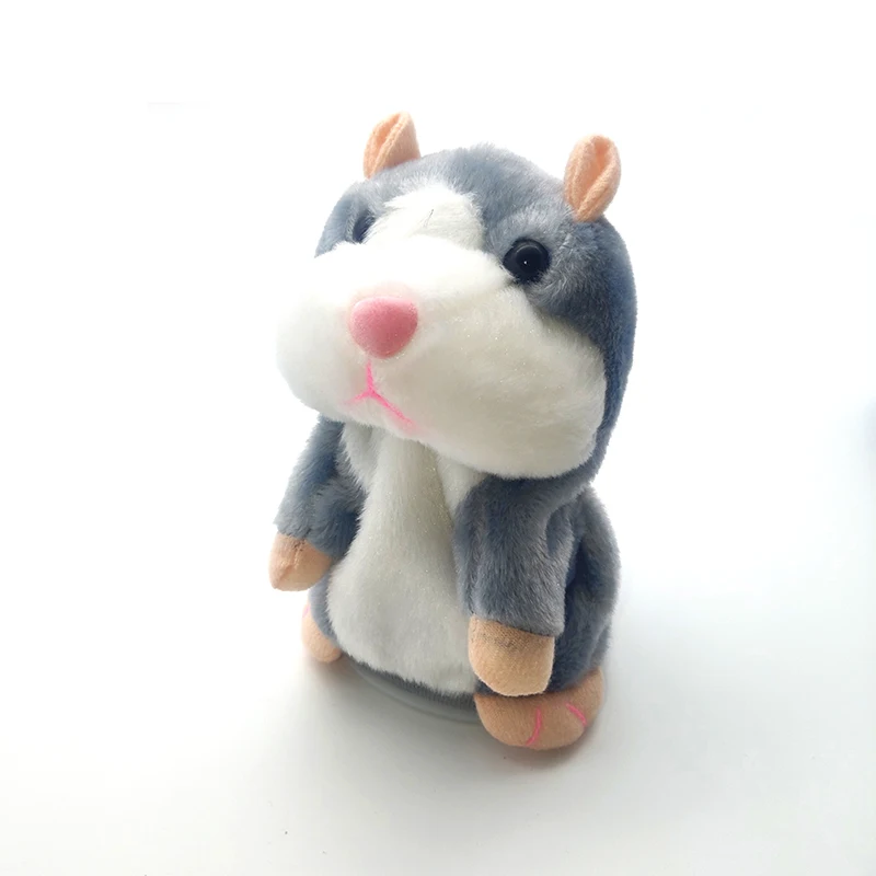 Говорящий хомяк 15 см мышь питомец Детская плюшевая игрушка милый говорящий с
