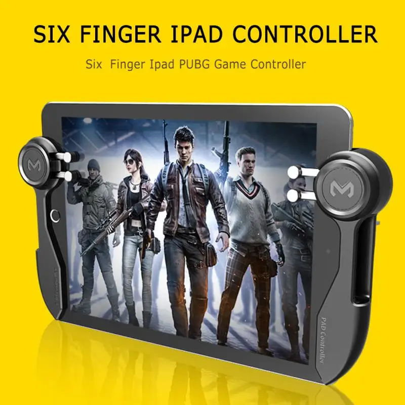 Non-slip Anti-sweat Six-finger Operation Magic Gamepad PUBG Mobile Shooting Game Trigger Shooter Controller For IPad Smart Phone
Non-slip Anti-sweat Six-finger Operation Magic Gamepad PUBG Mobile Shooting Game Trigger Shooter Controller For IPad Smart Phone
