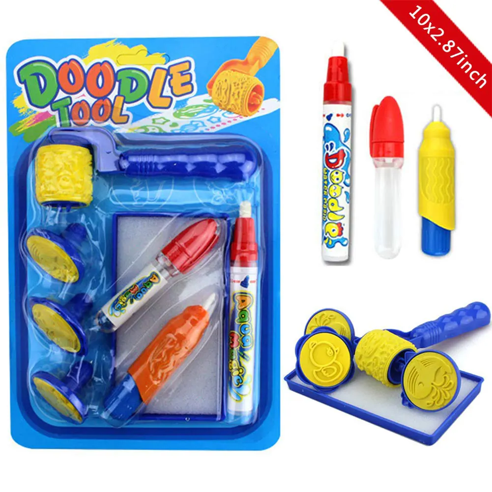 High Quality Aqua Water Doodle Pens Stamp and Roller Stencils Accessory for Aqua Water Doodle Painting Drawing Mat Board Kid Toy
High Quality Aqua Water Doodle Pens Stamp and Roller Stencils Accessory for Aqua Water Doodle Painting Drawing Mat Board Kid Toy