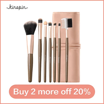KINEPIN Professional 7pcs Kit Makeup Set Brushes Portable Cosmetic Eyebrow Powder Make Up Brush Tool w/ Sleek Leather Bag Holder
KINEPIN Professional 7pcs Kit Makeup Set Brushes Portable Cosmetic Eyebrow Powder Make Up Brush Tool w/ Sleek Leather Bag Holder
