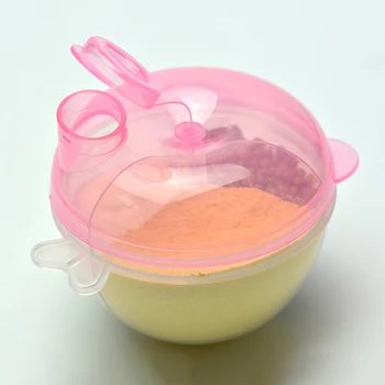 Milk Container Baby Turn Milk Powder Storage Compartment Rotating Storage Box Portable Milk Powder Box Plastic Three Lattices 
Milk Container Baby Turn Milk Powder Storage Compartment Rotating Storage Box Portable Milk Powder Box Plastic Three Lattices