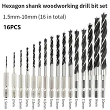 16PCS Triangular Drill Special Woodwork ThreePoint Drill Bit Woodworking Hexagonal Shank Electric Drill For Cordless Screwdriver
16PCS Triangular Drill Special Woodwork ThreePoint Drill Bit Woodworking Hexagonal Shank Electric Drill For Cordless Screwdriver